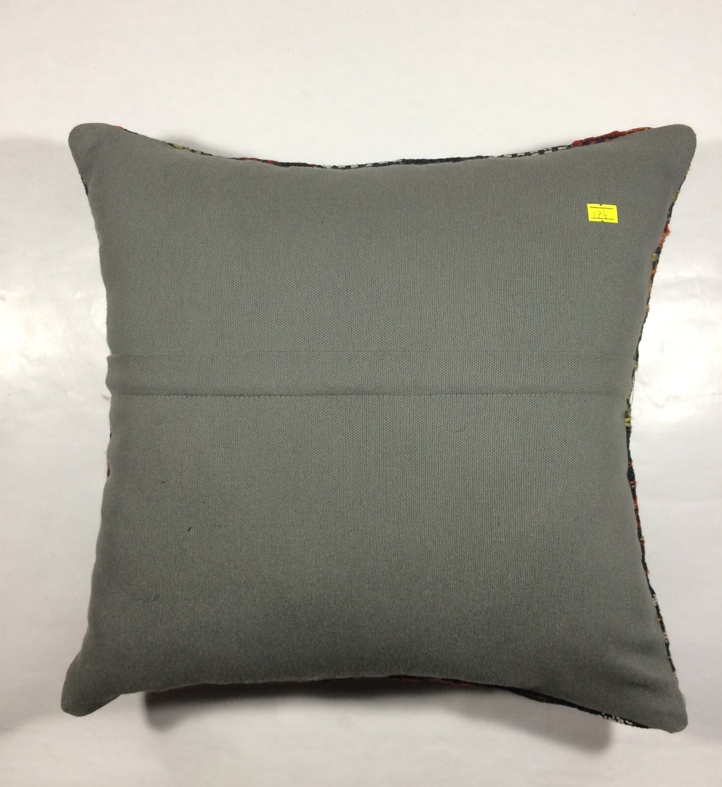 18"x18" Kilim Pillow Cover Handmade Turkish Vintage Cushion Tribal Lumbar 174