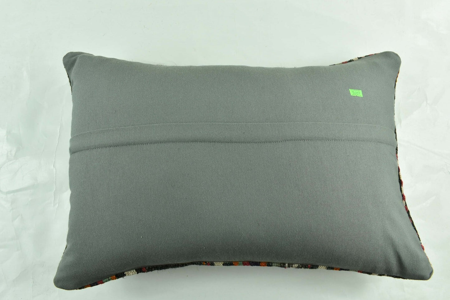 Kilim Pillow Cover 16x24 Tribal Vintage Turkish Carpet Lumbar Pillow Cover 3089