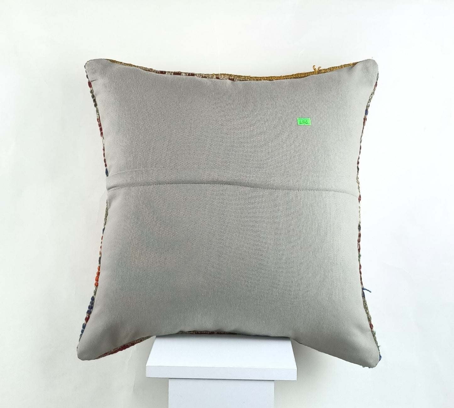 20x20 Kilim Pillow Cover Handmade Vintage Oushak Kilim Cushion Cover 2543