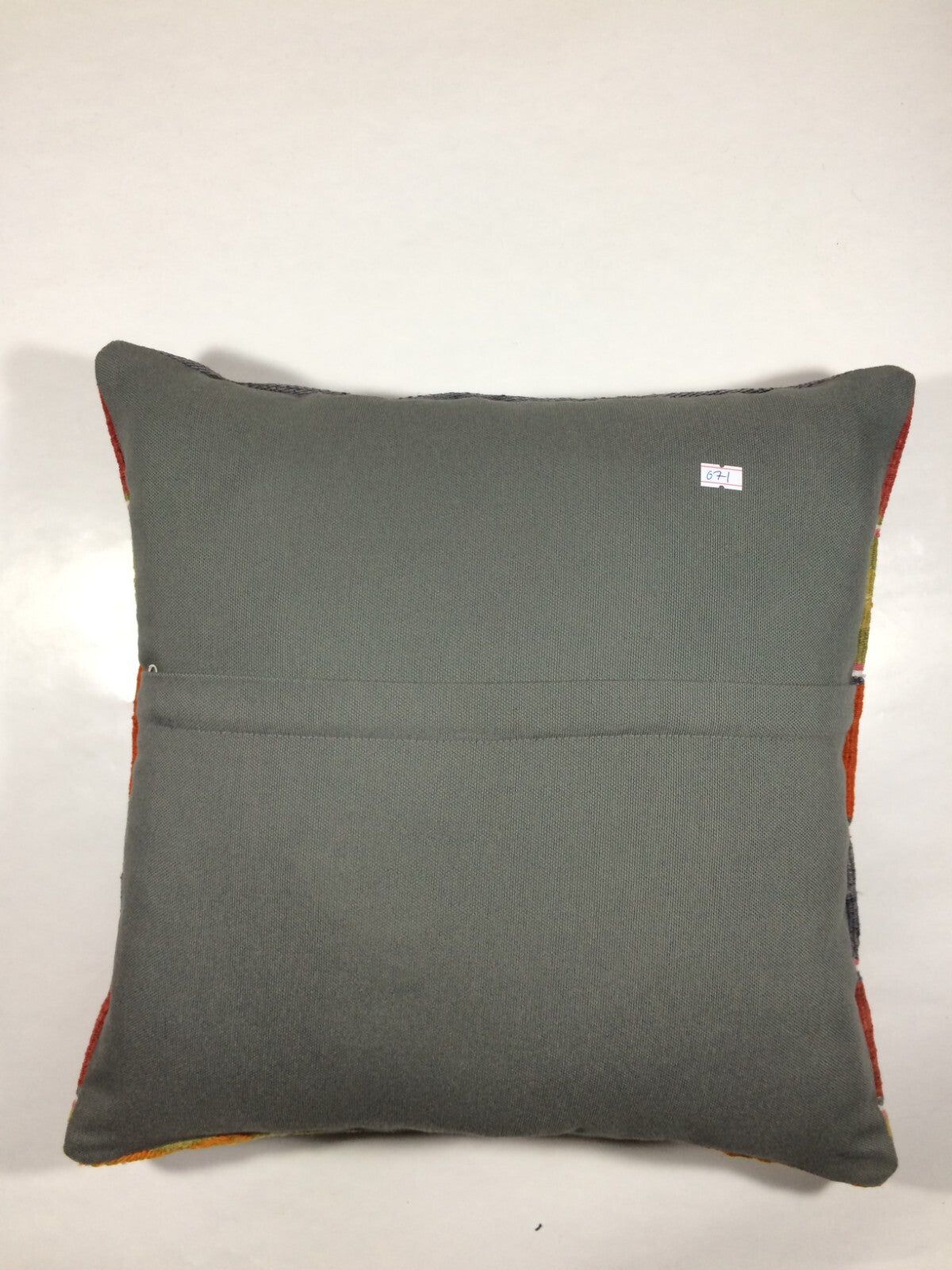 18"x18" Kilim Pillow Cover Handmade Turkish Vintage Cushion Tribal Lumbar 671