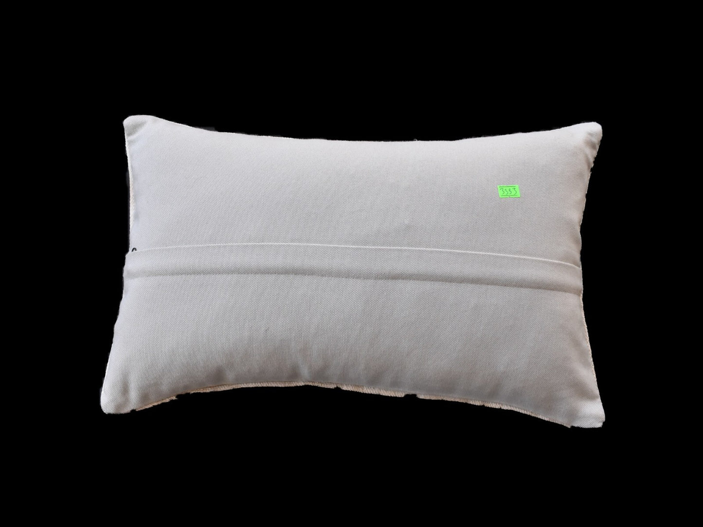 Kilim Pillow Cover 12x20 Handmade Turkish Rug Boho Ethnic Lumbar Cushion 3333