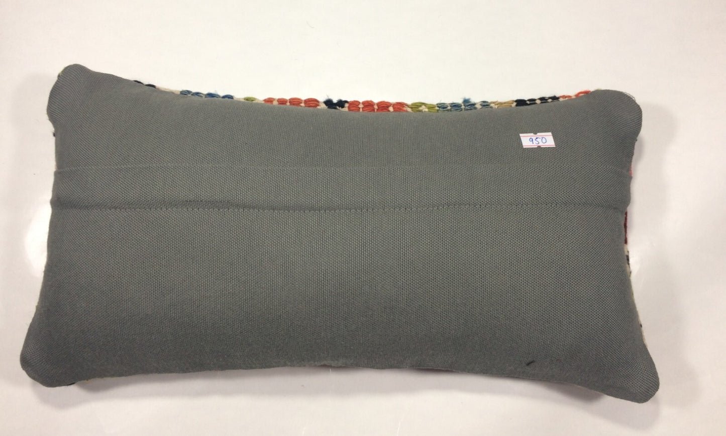 Turkish Cushion Cover 8"x16" Handmade Vintage Boho Ethnic Throw Pillow Case 950