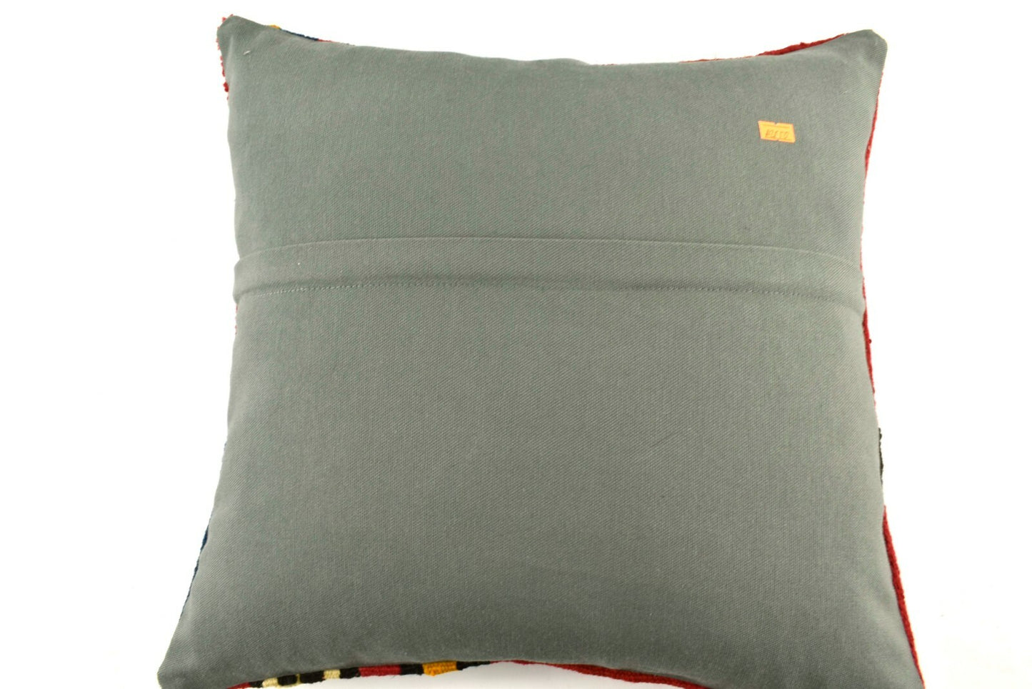 18x18 Kilim Pillow Cover Handknotten Vintage Pillow Oushak Kilim Pillow A2850