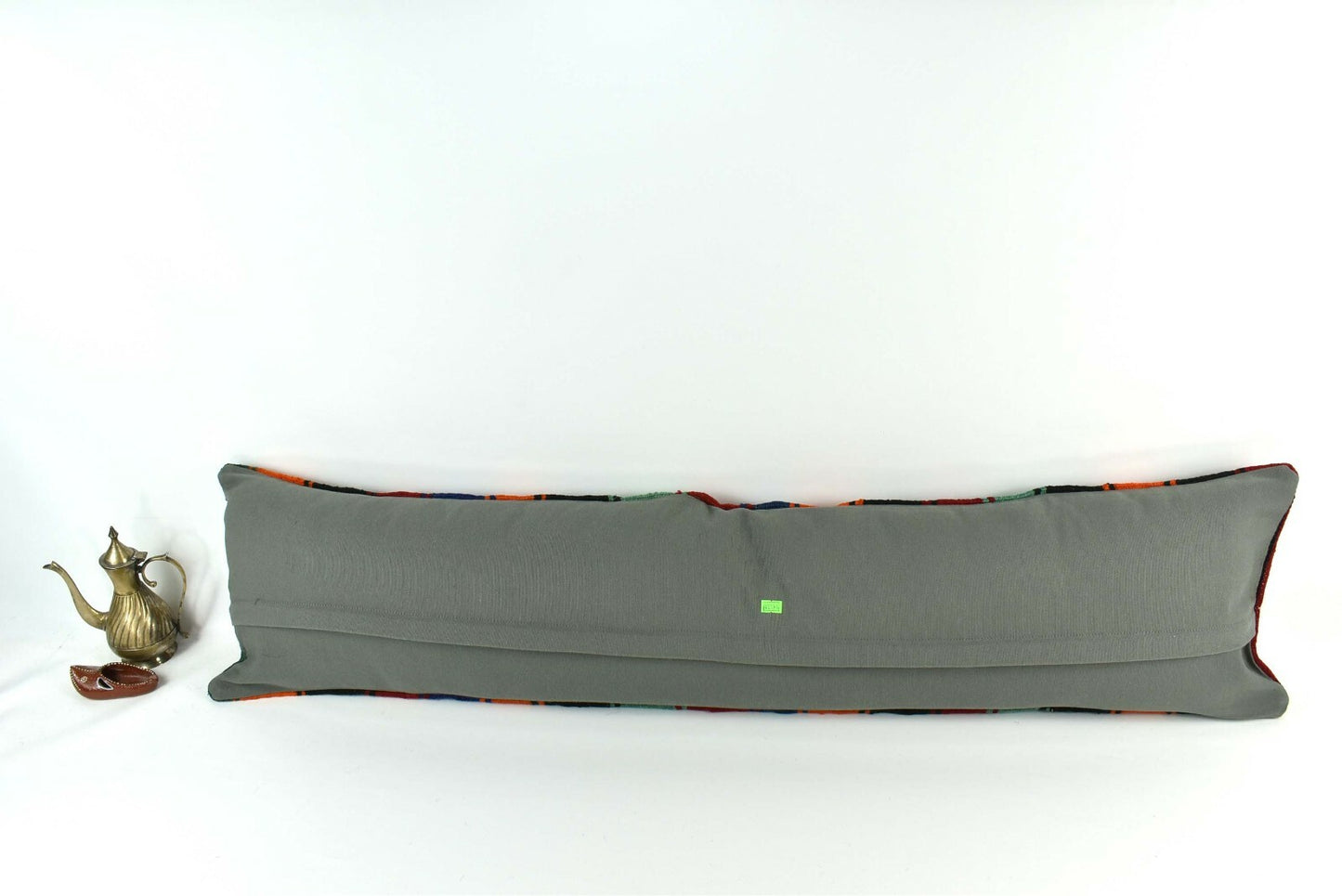 Kilim Pillow Cover 12x48 Vintage Handwoven Long Lumbar Pillow Cover A2174