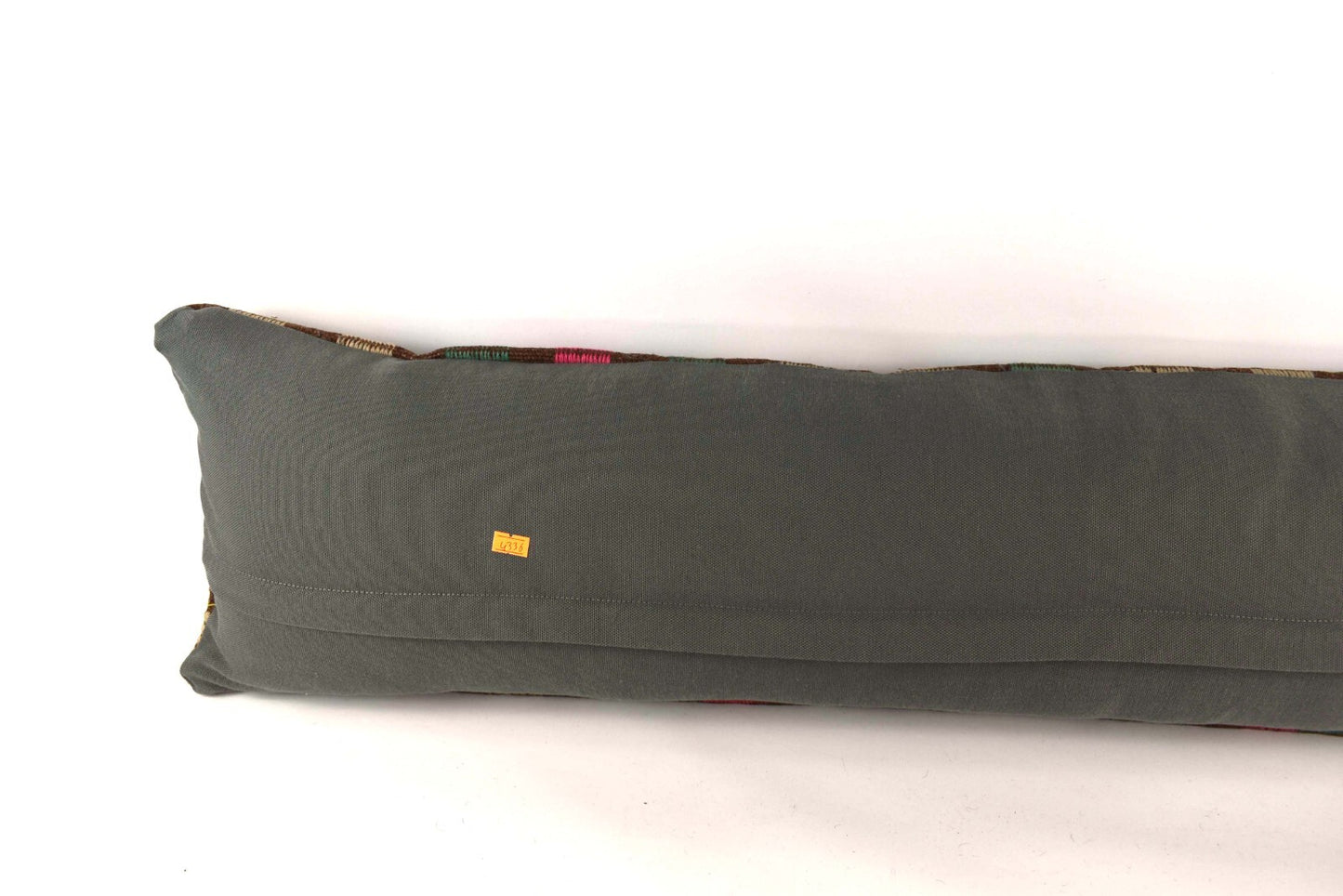 12x48 Vintage Rug Pillow Cover Handwoven Kilim Lumbar Pillow Cover 4336