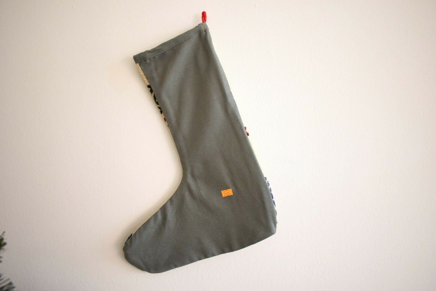 Kilim Christmas Stocking, Rug Christmas Socks, Christmas Decoration, S44