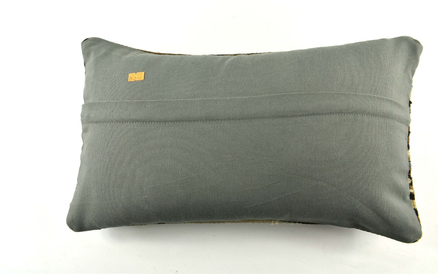 Kilim Pillow Cover 12x20 Handmade Turkish Rug Boho Ethnic Lumbar Cushion A2622