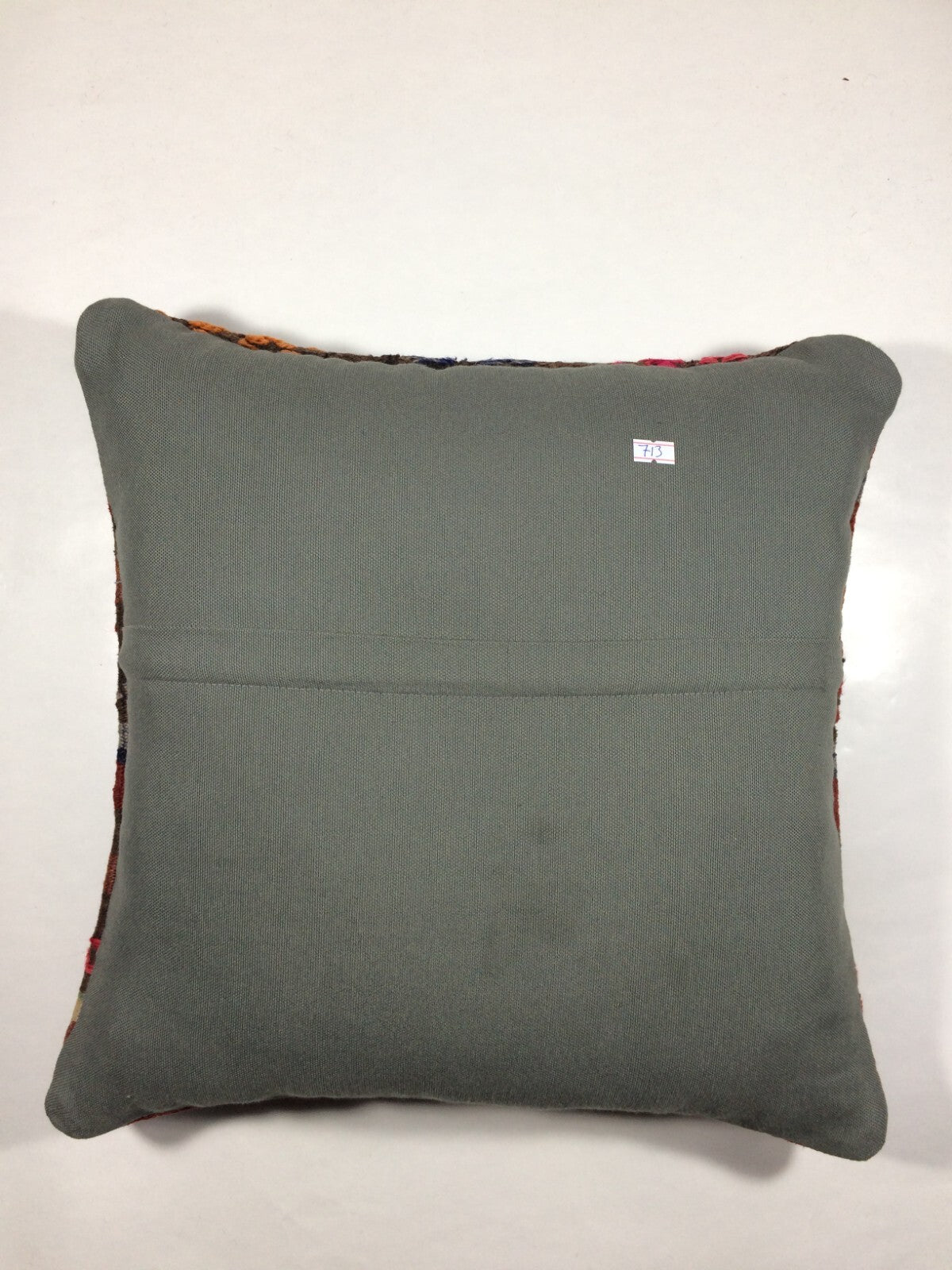 18"x18" Kilim Pillow Cover Handmade Turkish Vintage Cushion Tribal Lumbar 713