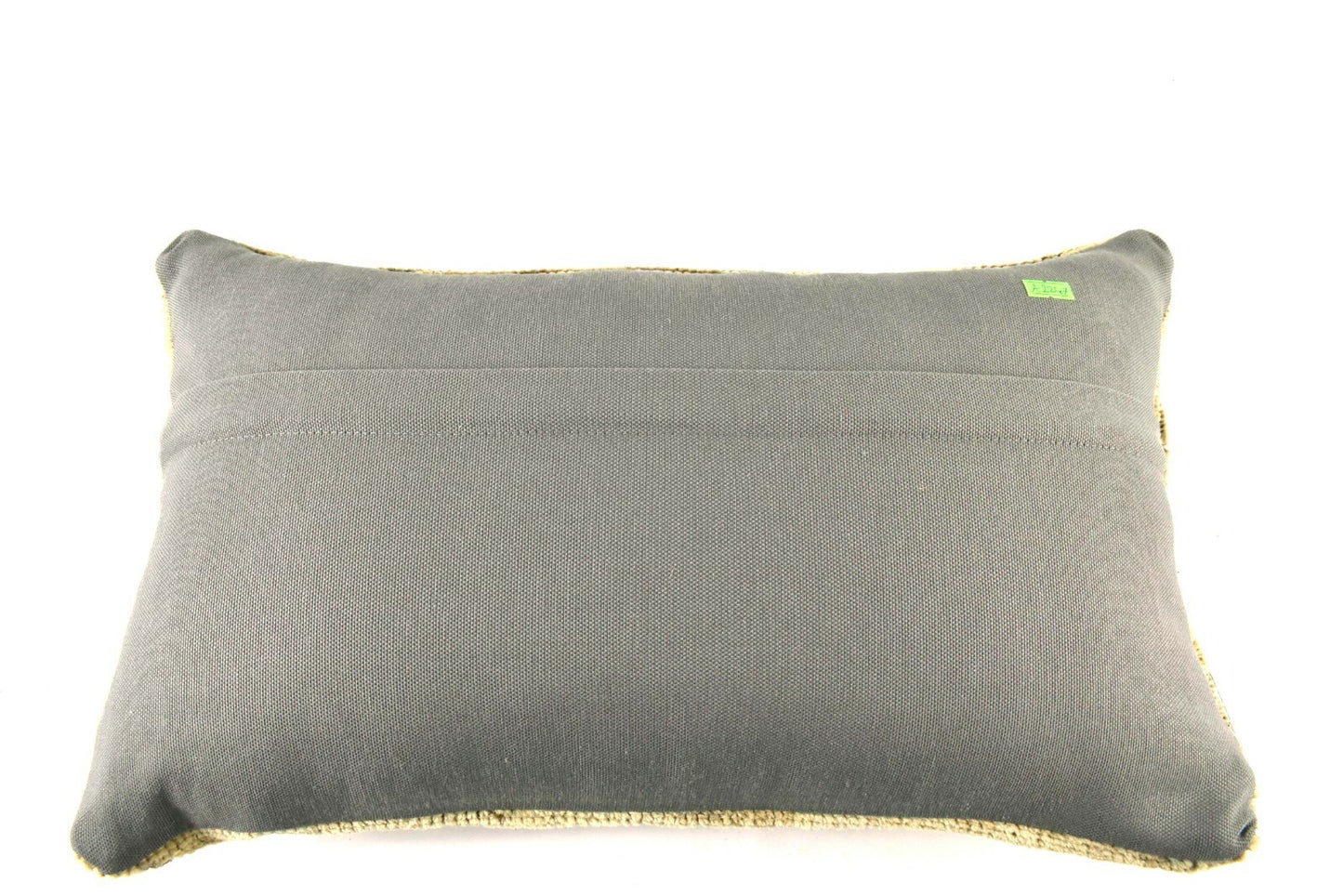 Kilim Pillow Cover 12x20 Turkish Handmade Vintage Couch Lumbar Cushion A2247