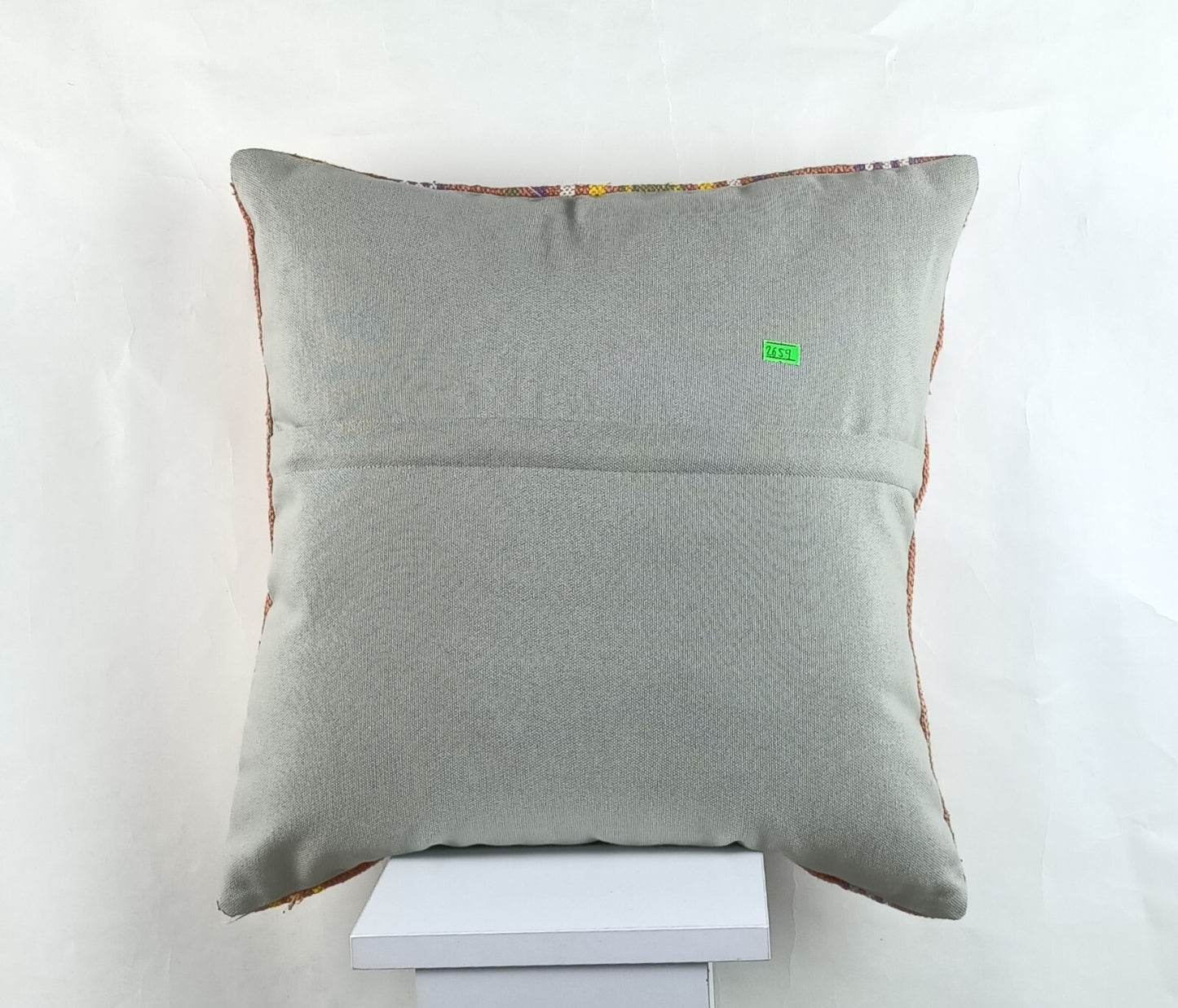 18"x18" Kilim Pillow Cover Handmade Turkish Vintage Cushion Tribal Lumbar 2659