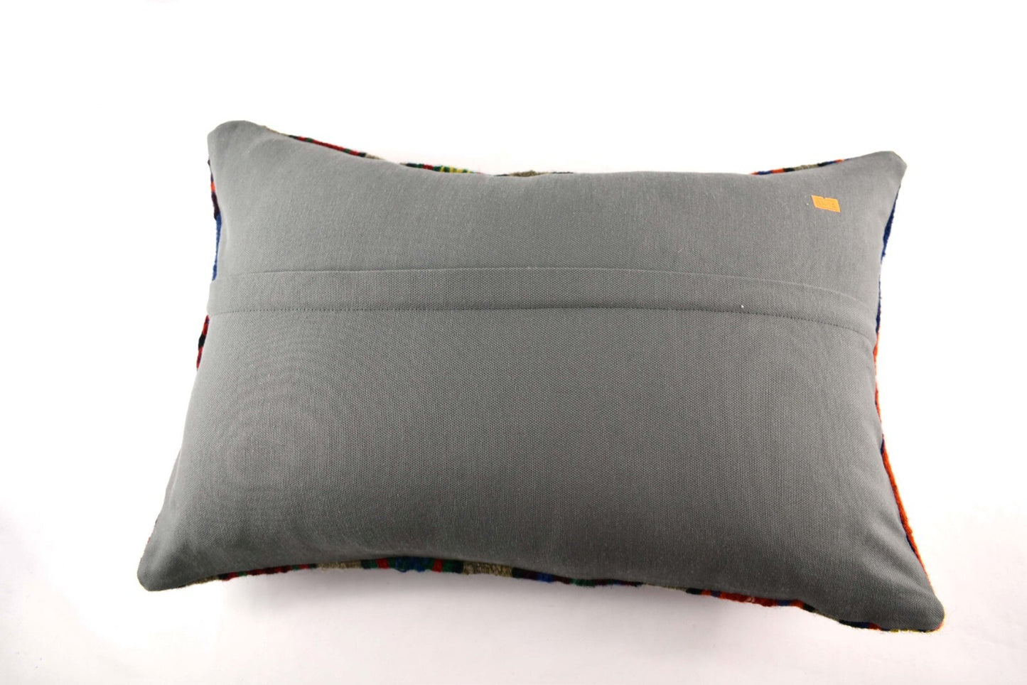 Kilim Pillow Cover 16x24 Tribal Vintage Turkish Carpet Lumbar Pillow Cover A3051