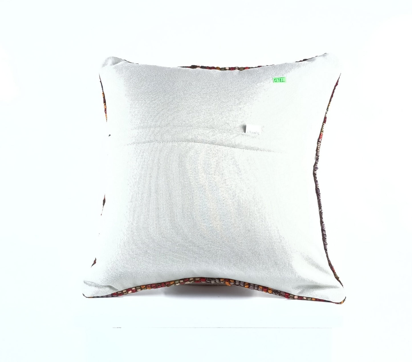 18"x18" Kilim Pillow Cover Handmade Turkish Vintage Cushion Tribal Lumbar E1393