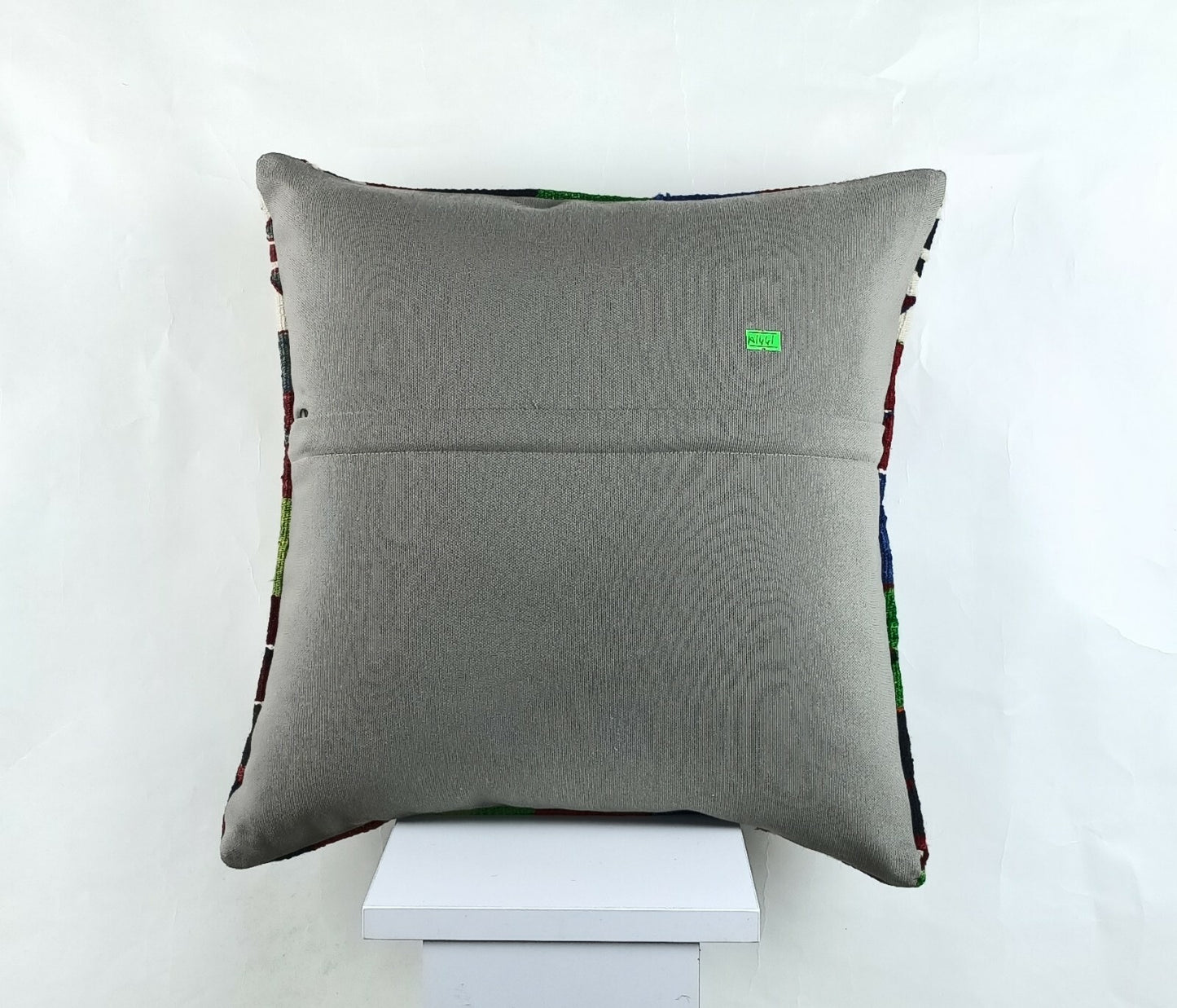 Throw Pillow Cover 18x18 Handmade Turkish Traditional Oushak Kilim Cushion A1441