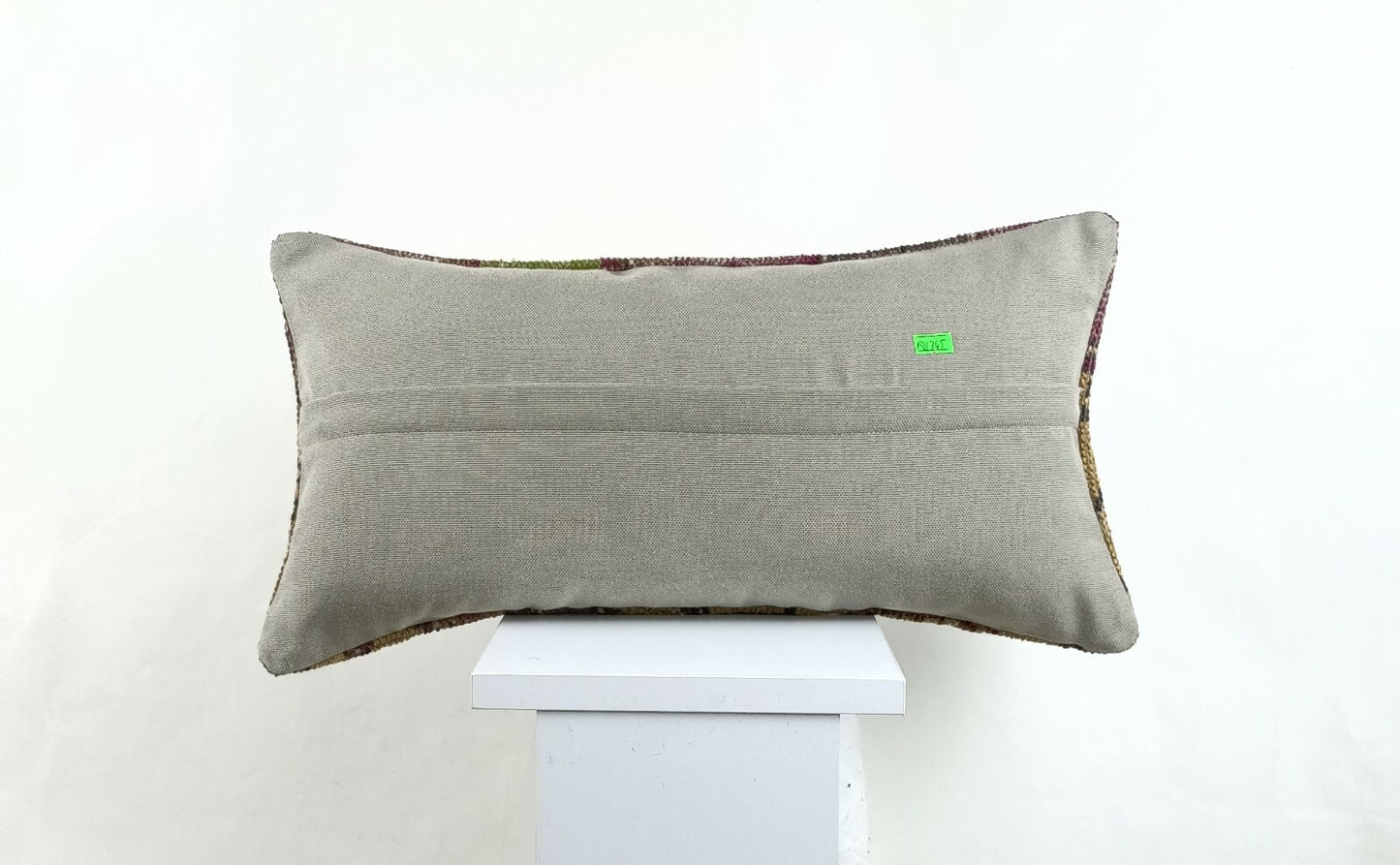 Kilim Lumbar Pillow Cover 10x20 Decorative Sofa Couch Handmade Cushion A1345