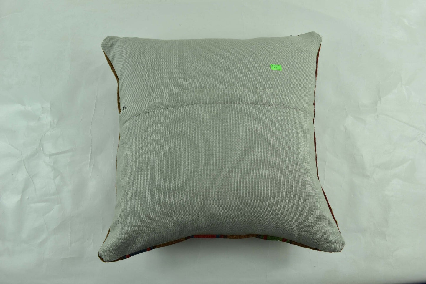 18"x18" Kilim Pillow Cover Handmade Turkish Vintage Cushion Tribal Lumbar 2991