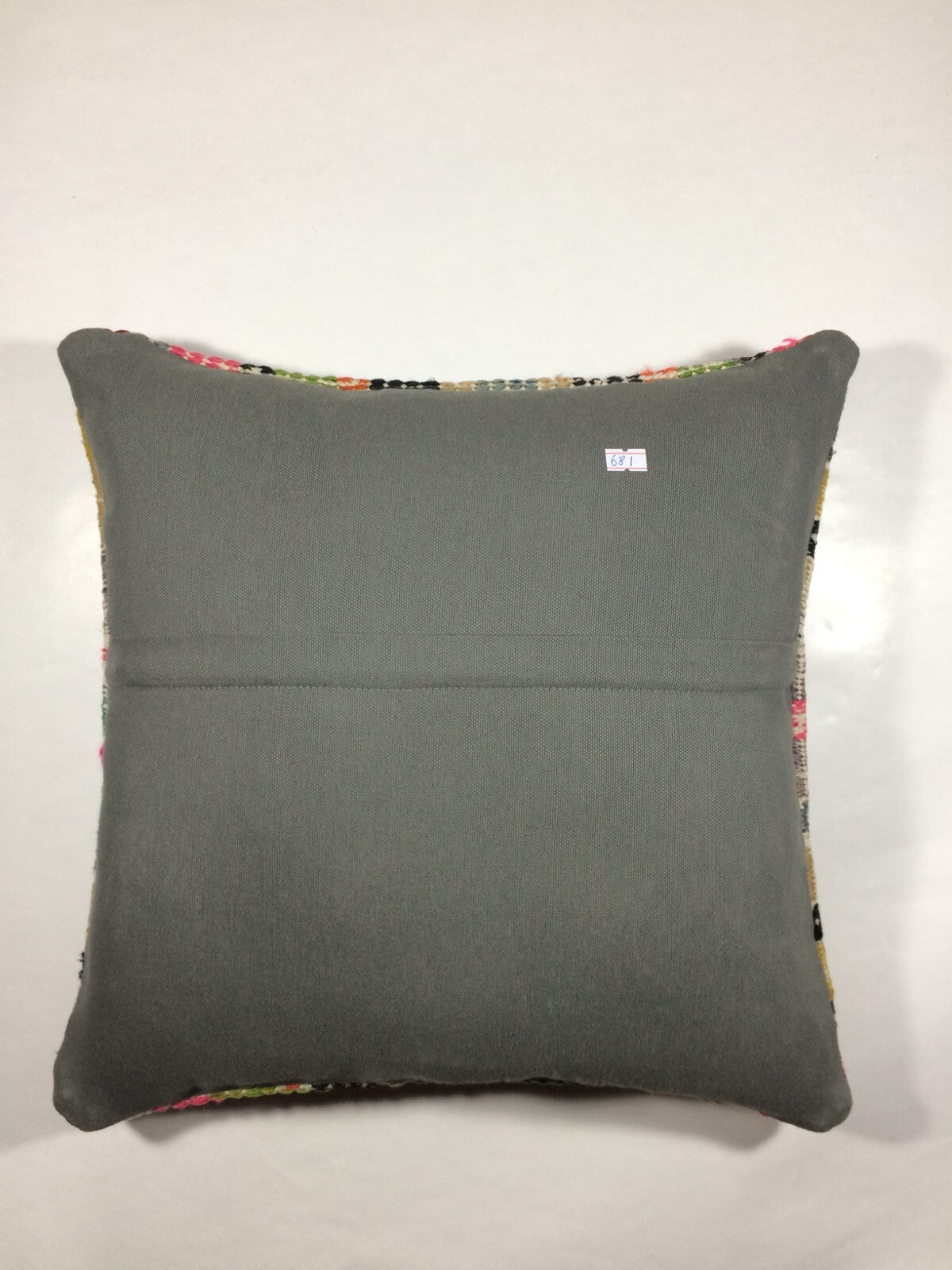 18"x18" Kilim Pillow Cover Handmade Turkish Vintage Cushion Tribal Lumbar 681