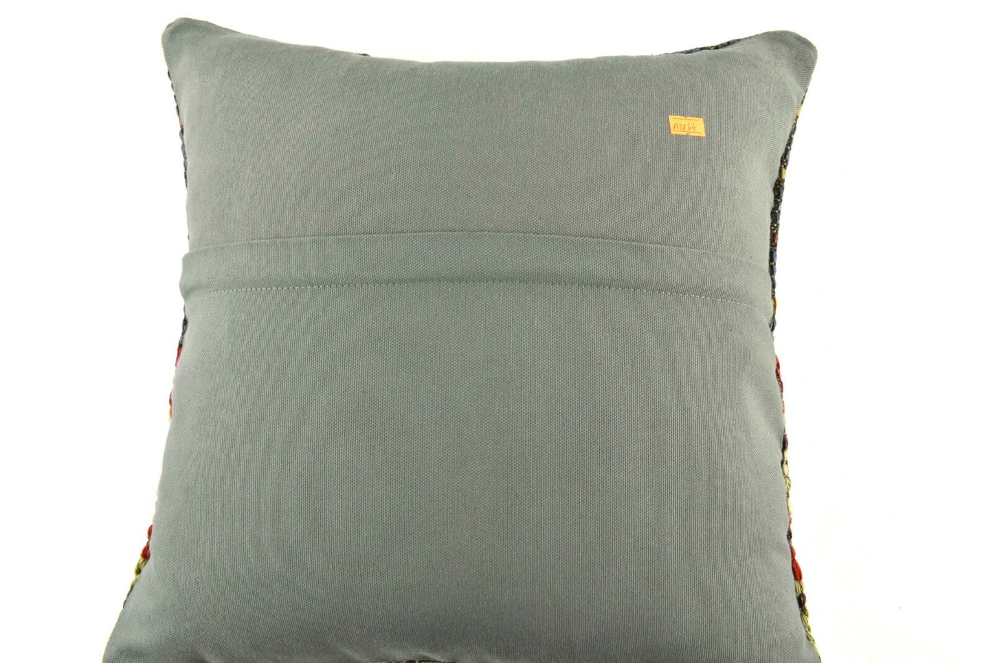 18x18 Kilim Pillow Cover Handknotten Vintage Pillow Oushak Kilim Pillow A2844