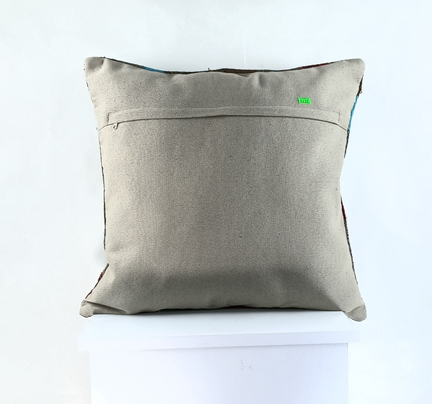 20x20 Kilim Pillow Cover Handmade Vintage Oushak Kilim Cushion Cover 2370