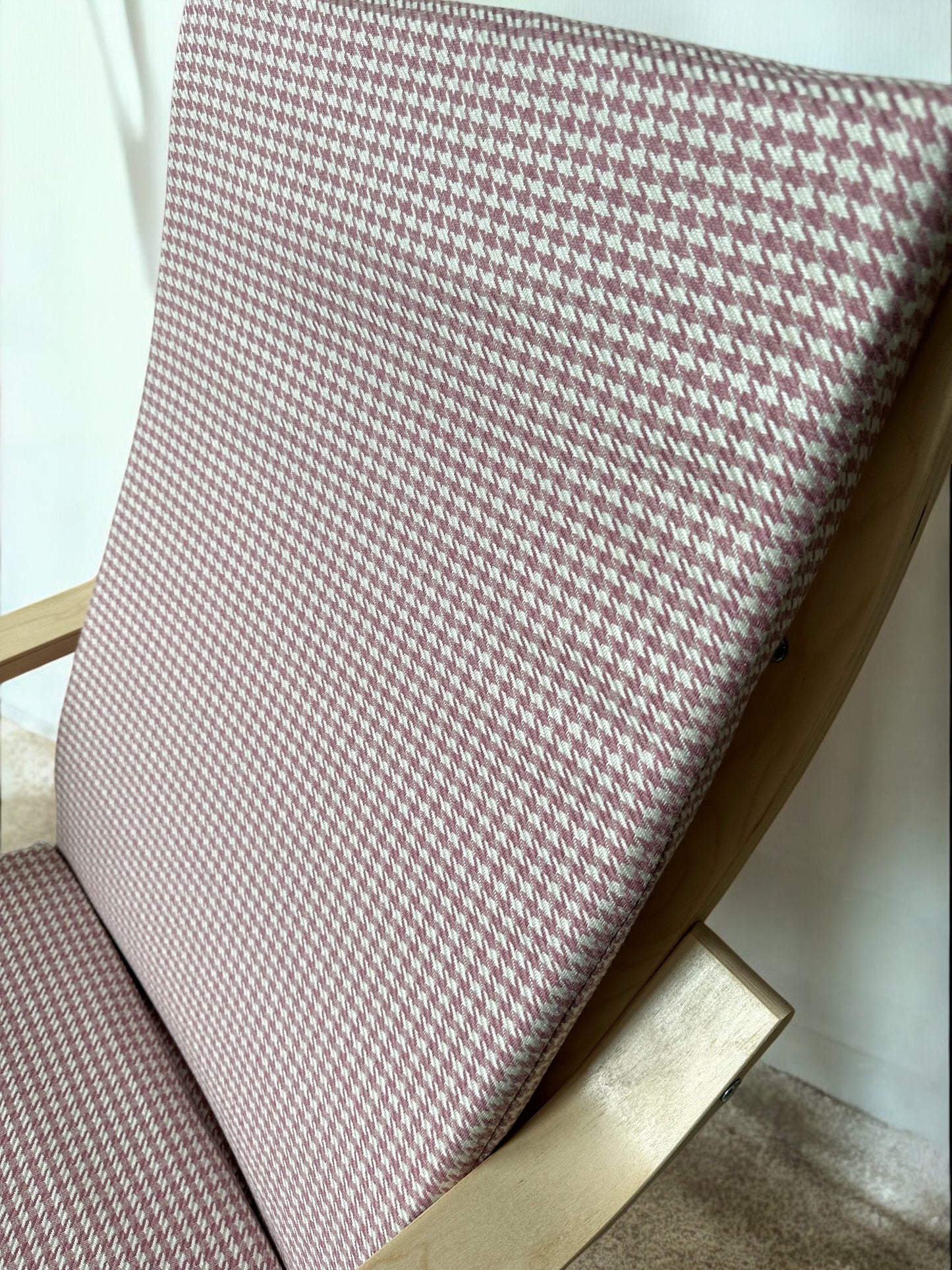 Custom Made Poang Armchair Cover - Ikea Poäng Chair Cushion Slipcover, Upholstery Fabric Seat Pads (ONLY COVER)