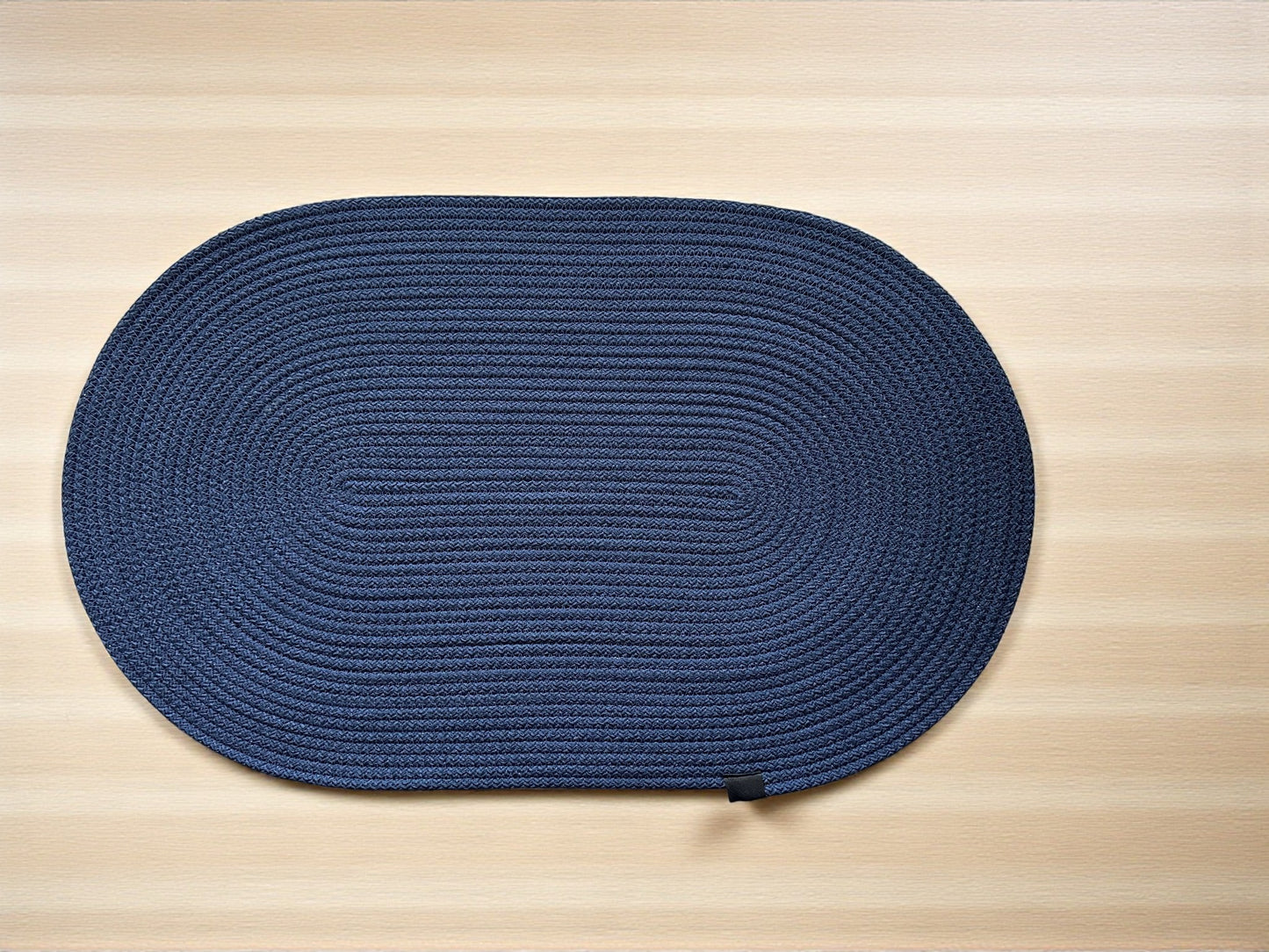 Custom Made Oval Rope Doormat - Jute, Double-Sided Front Door Mat, Colorful Indoor Rug