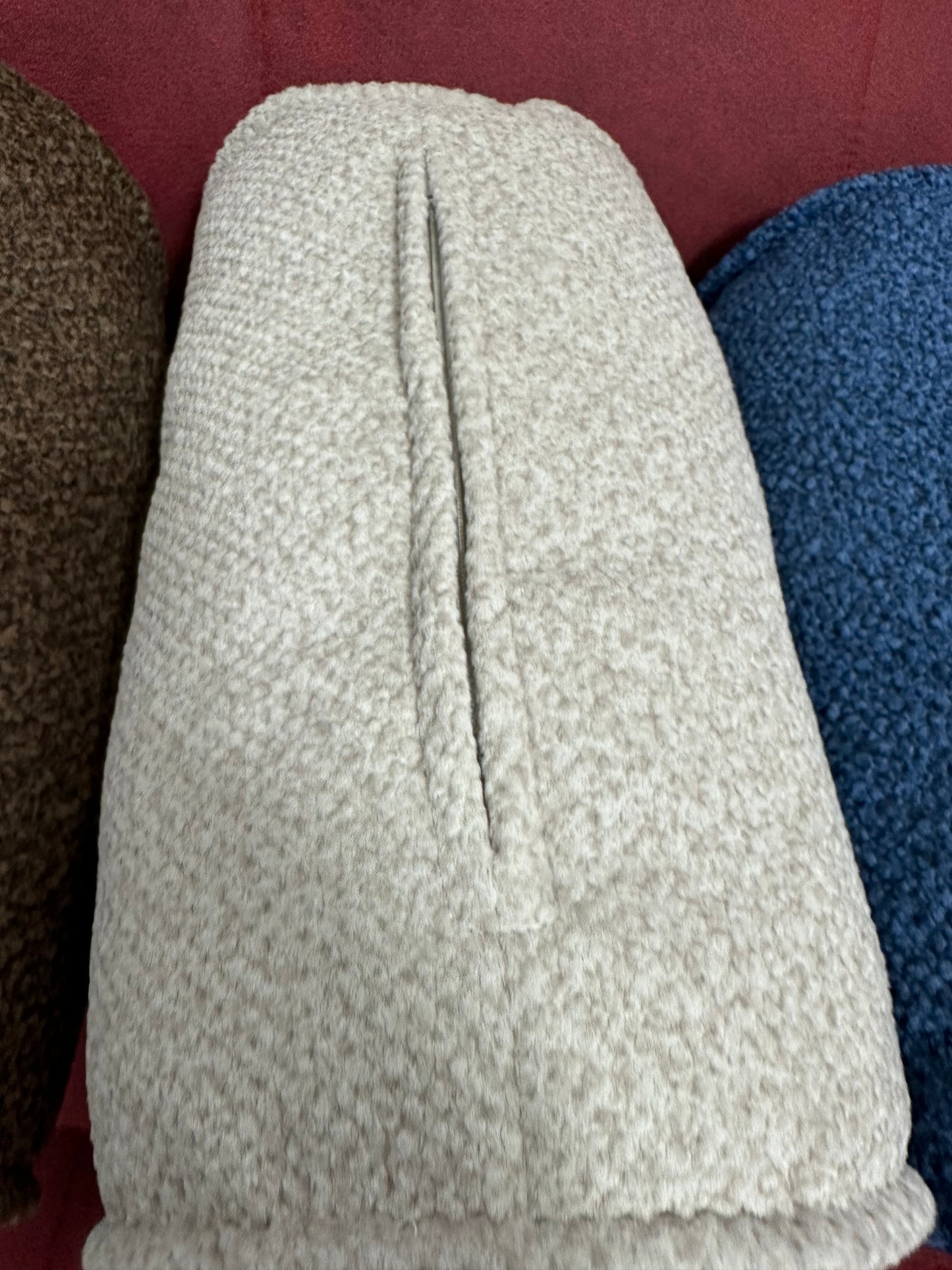Custom Bolster Pillow Cover - Round Neckroll, Indoor Sofa & Throw Pillow, Custom Size Decorative Bolster