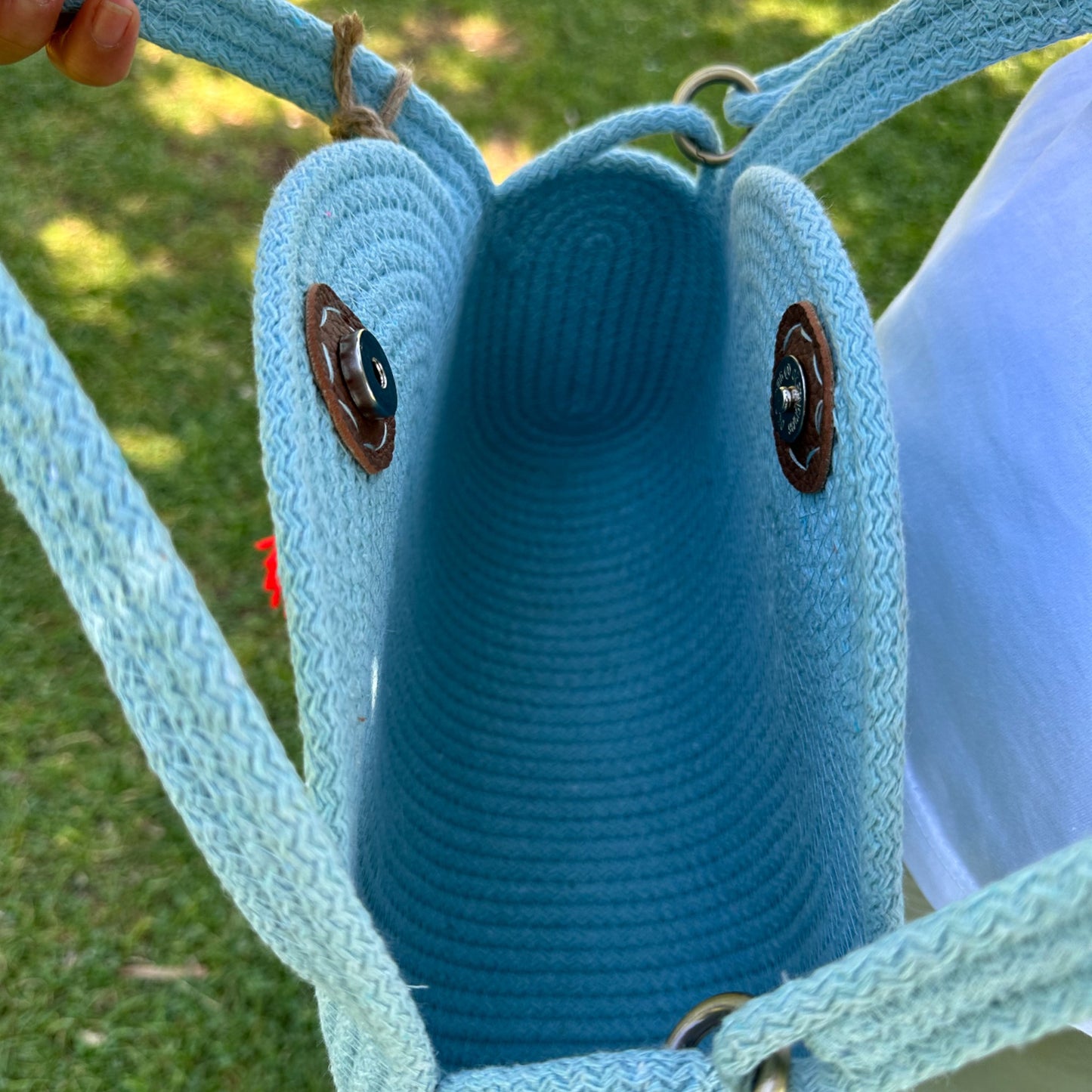 Eco-Friendly Cotton Rope Shoulder Bag - Summer Beach Tote, Beach Bag, and Gift for Women