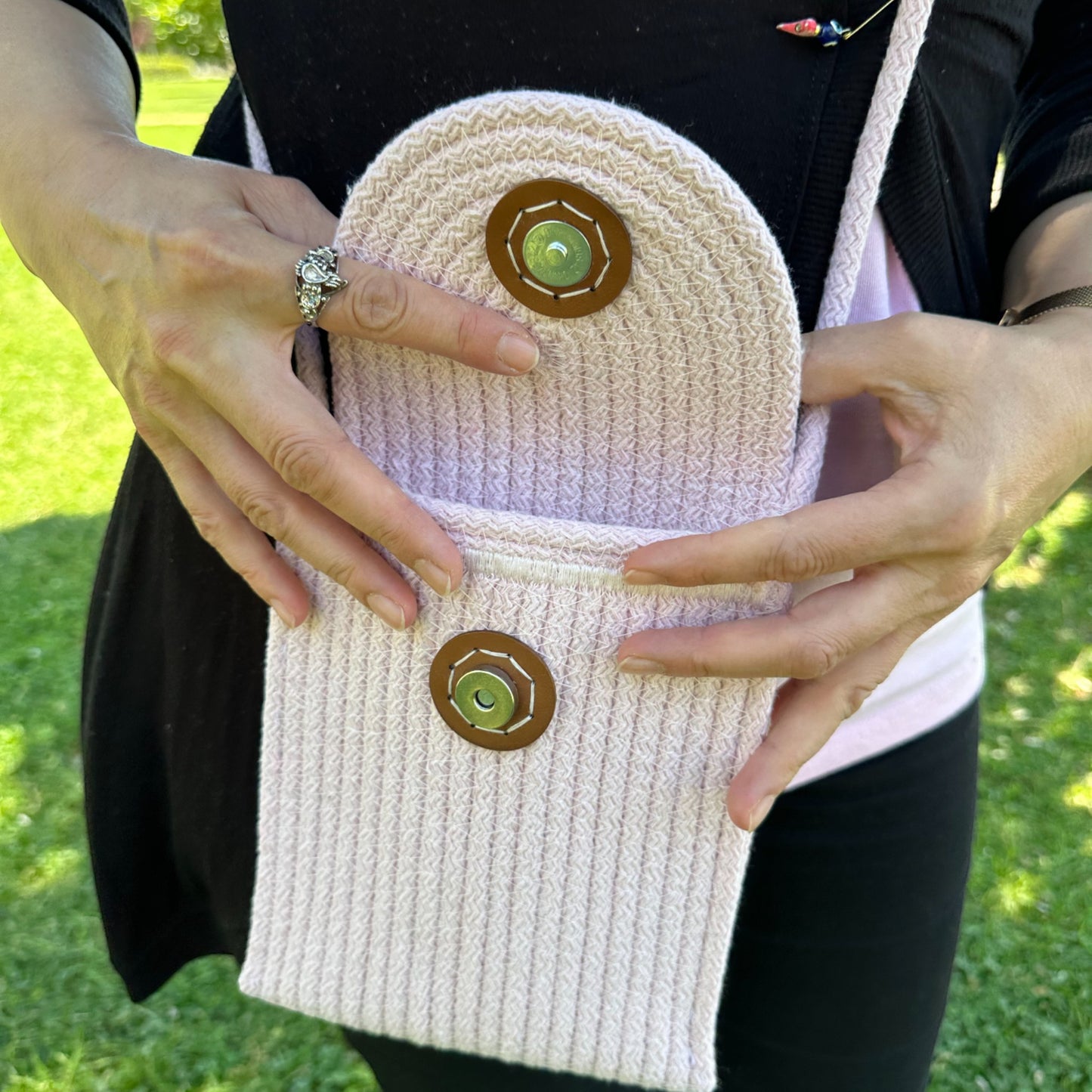 Eco-Friendly Cotton Rope Shoulder Bag - Summer Beach Tote, Versatile Cord Bag, Perfect Gift for Women