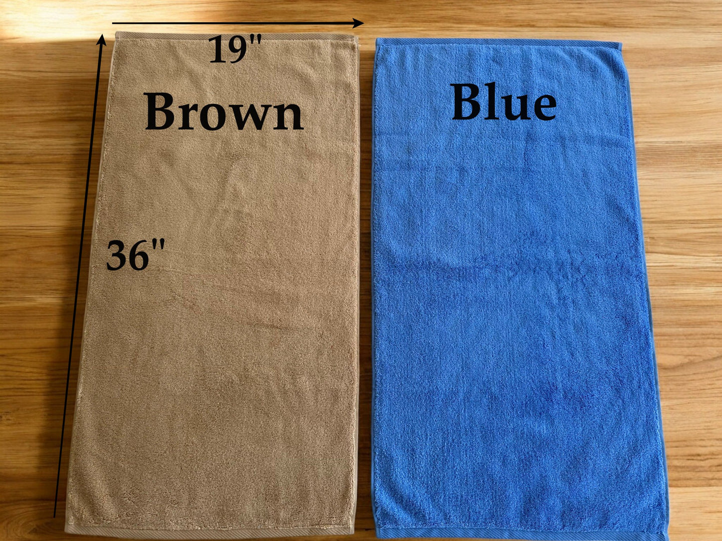 Personalized Terry Towels - Embroidered Monogrammed Hand Towels with Name, Perfect Wedding Gift