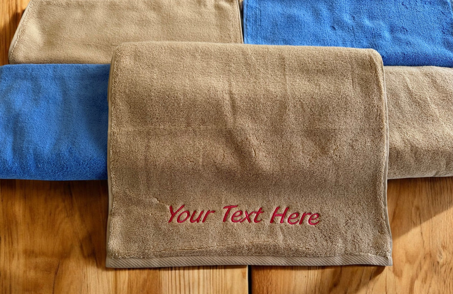 Personalized Terry Towels - Embroidered Monogrammed Hand Towels with Name, Perfect Wedding Gift