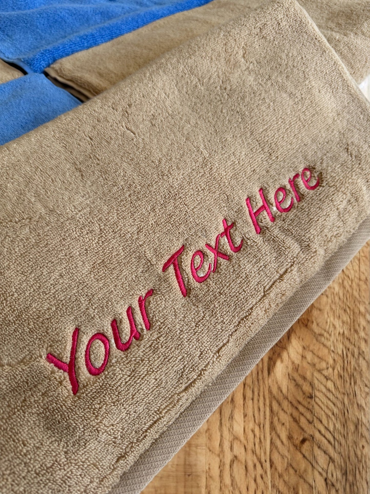 Personalized Terry Towels - Embroidered Monogrammed Hand Towels with Name, Perfect Wedding Gift