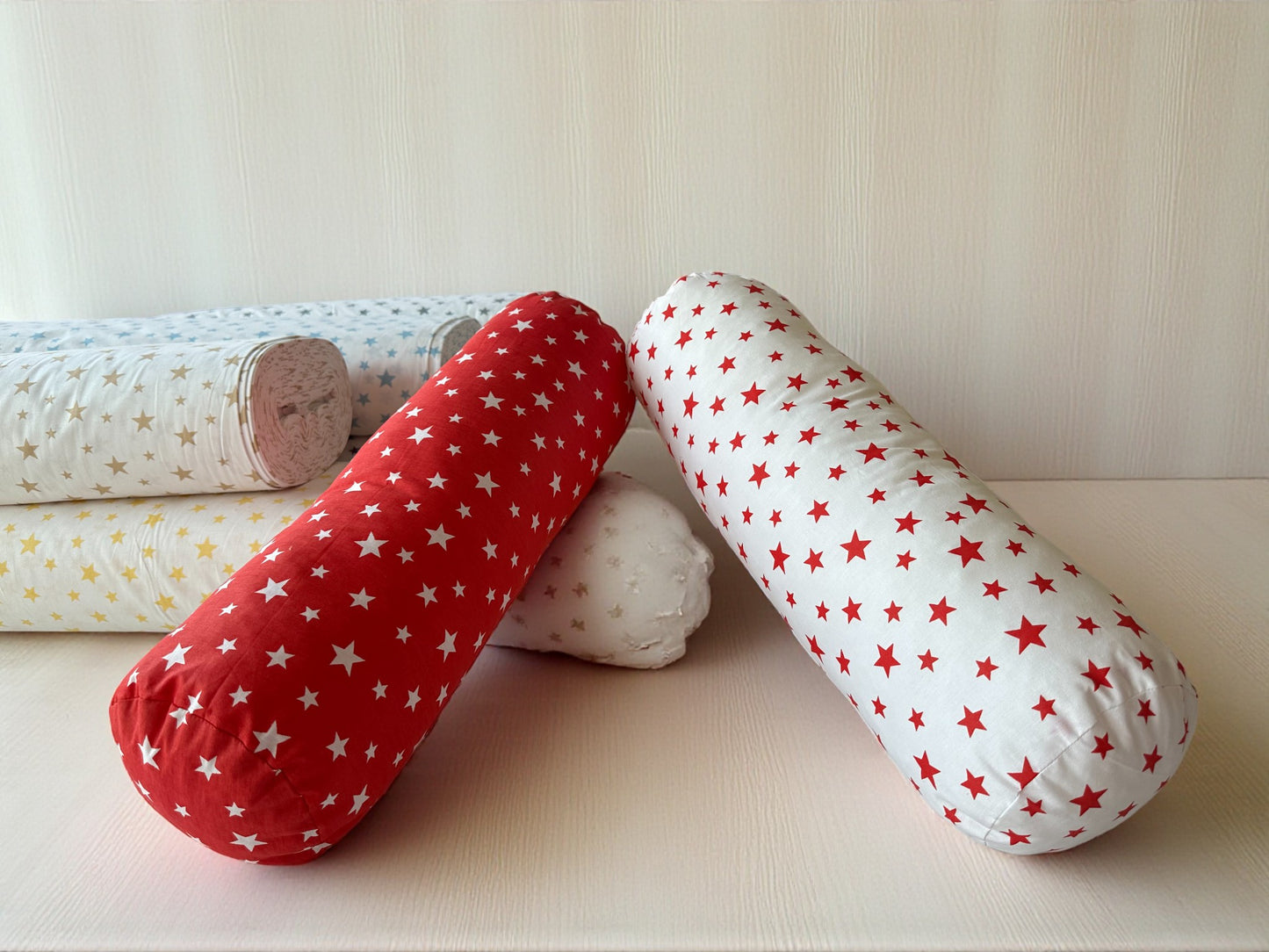 Custom Bolster Pillow Cover - Any Diameter & Length, Cotton Roll and Cylinder Pillow Covers, Decorative Throw Pillow Case