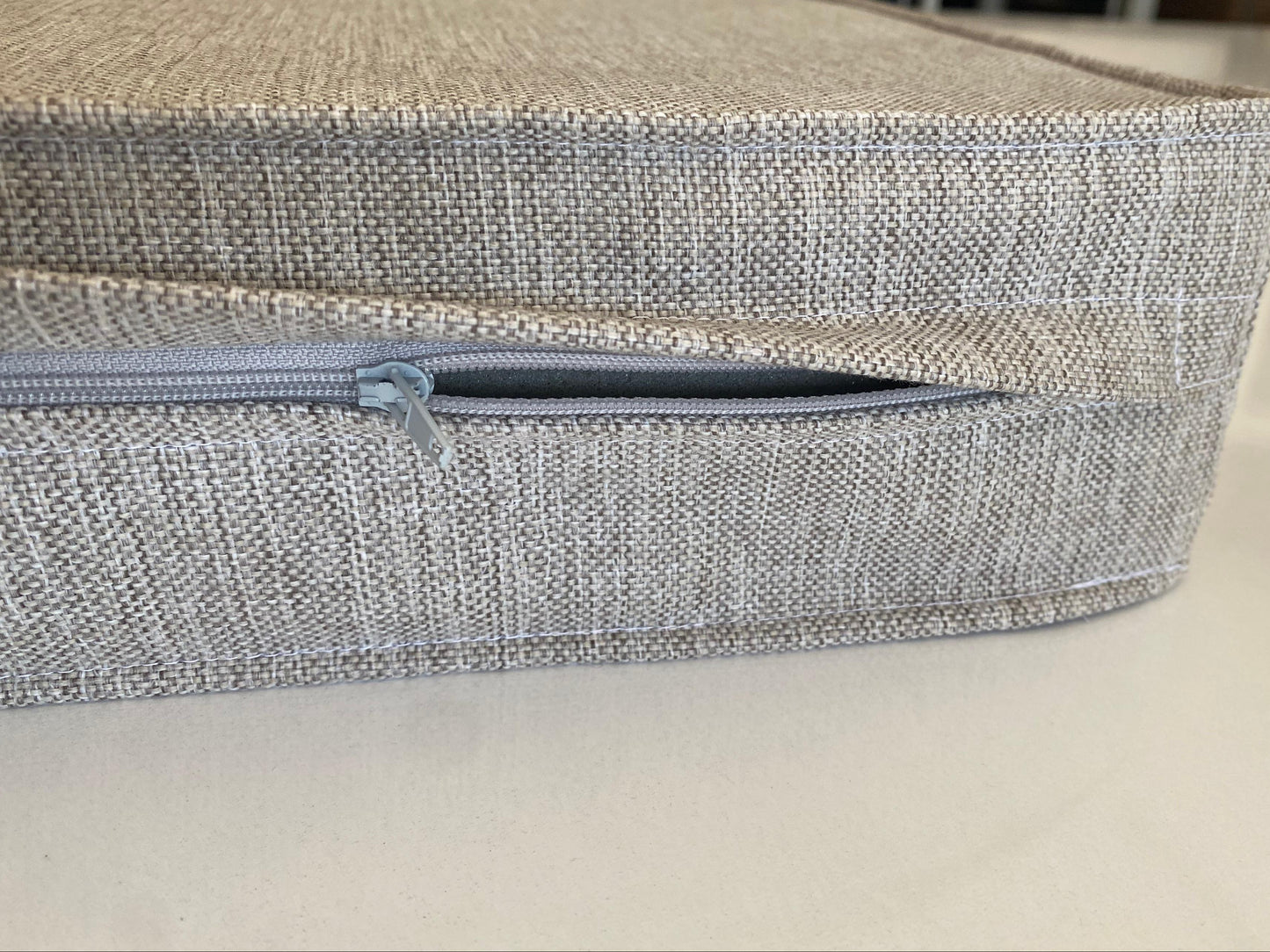 Custom Bench Cushion Covers - Window Seat, Indoor Bench, Floor Cushion, Seat Covers (Only Cover)