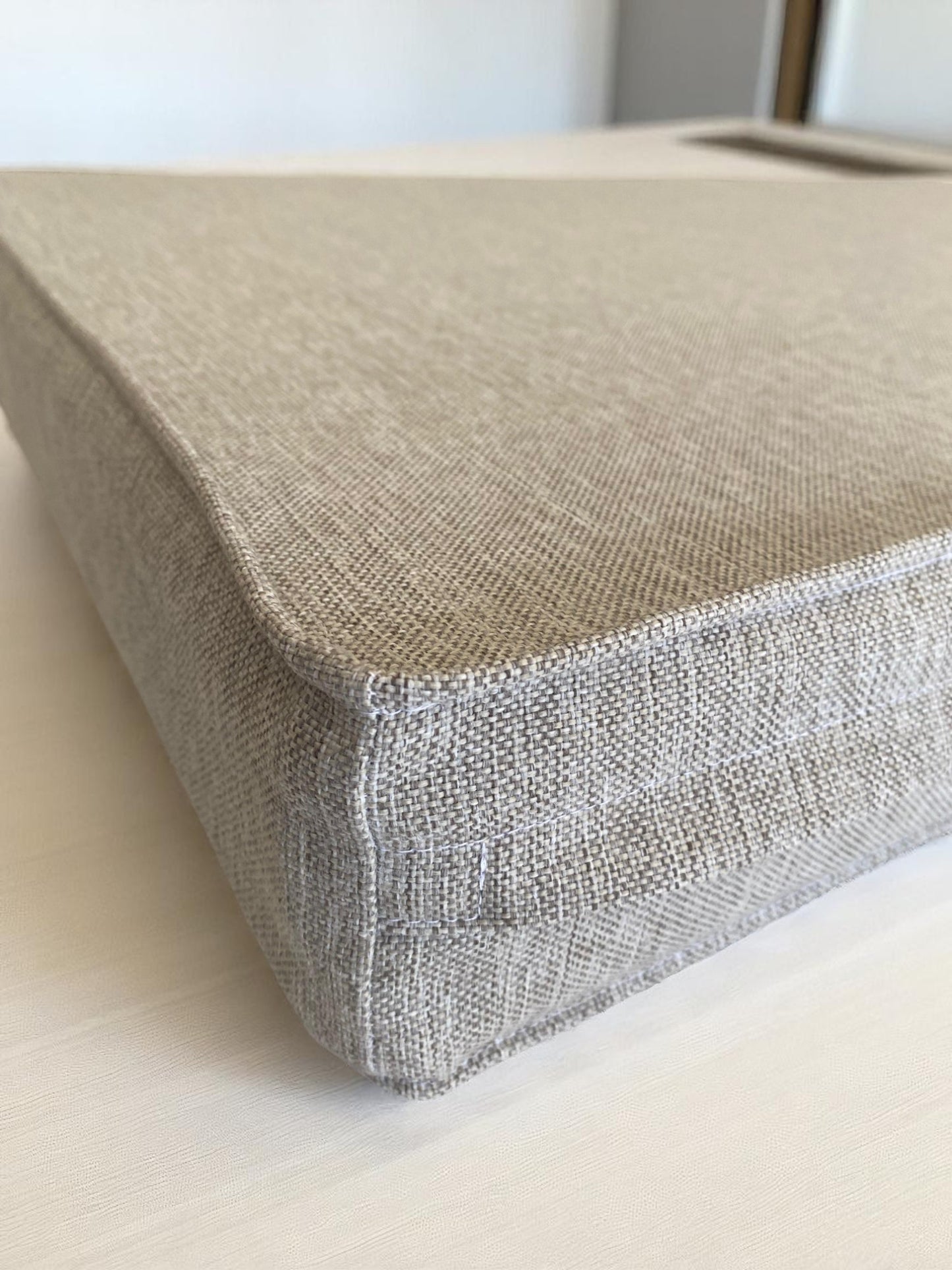 Custom Bench Cushion Covers - Window Seat, Indoor Bench, Floor Cushion, Seat Covers (Only Cover)