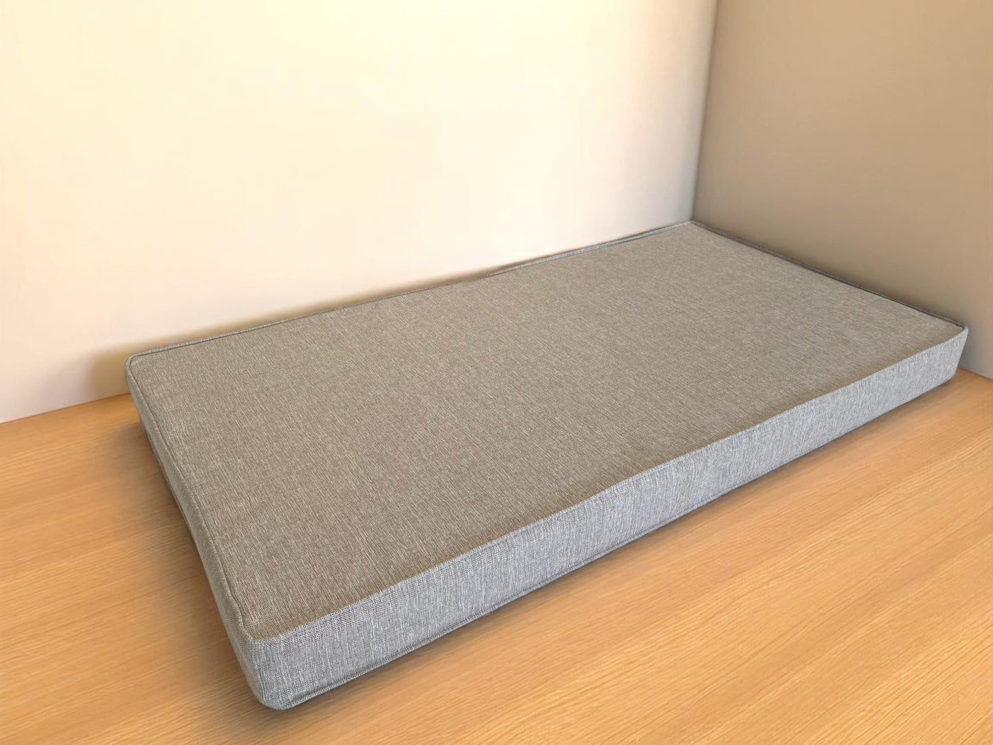 Custom Bench Cushion Covers - Window Seat, Indoor Bench, Floor Cushion, Seat Covers (Only Cover)
