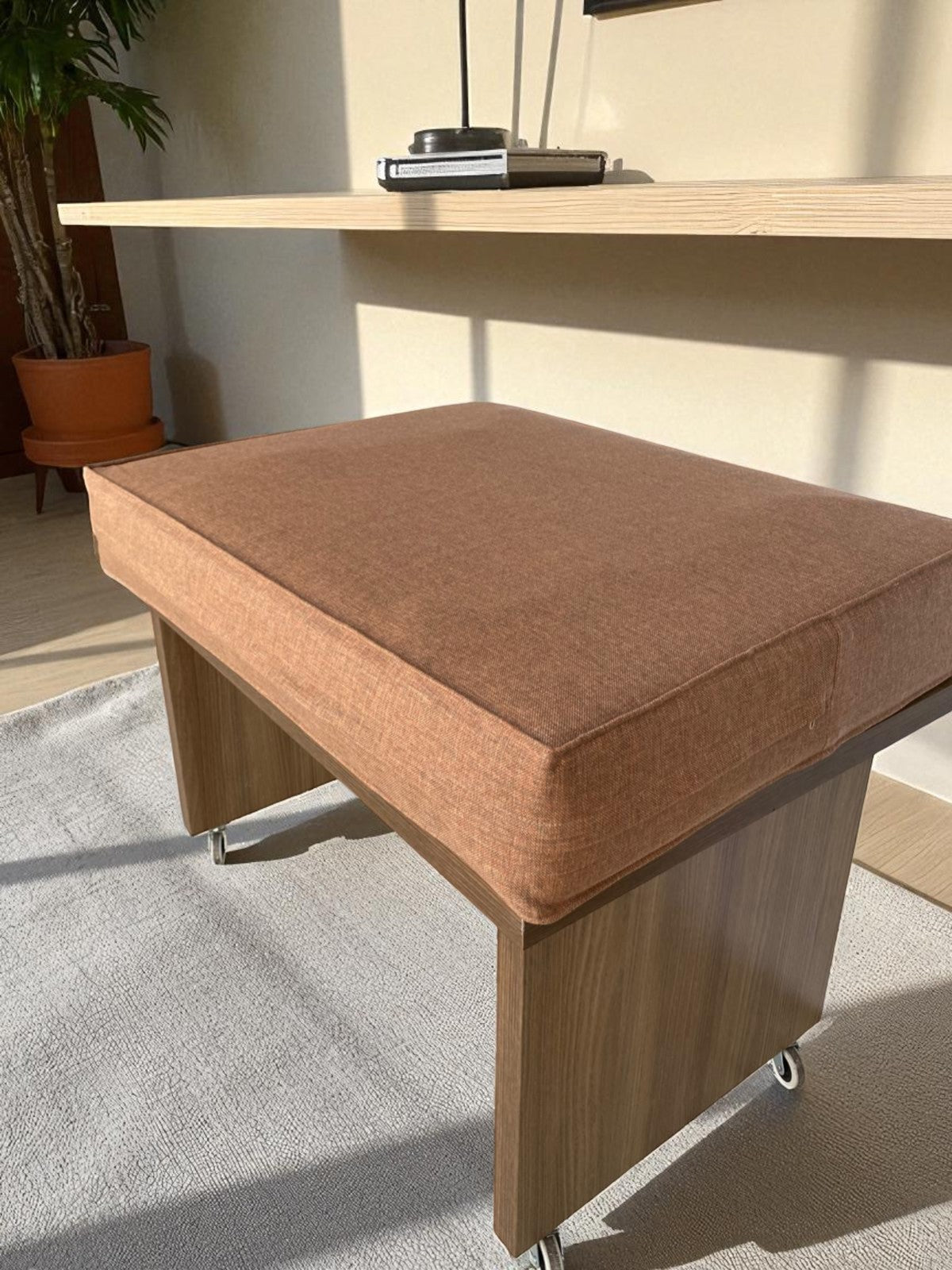 Custom Bench Cushion Covers - Window Seat, Indoor Bench, Floor Cushion, Seat Covers (Only Cover)