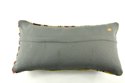 12x24 Oushak Rug Pillow Cover Tribal Vintage Turkish Kilim Cushion Cover A2631