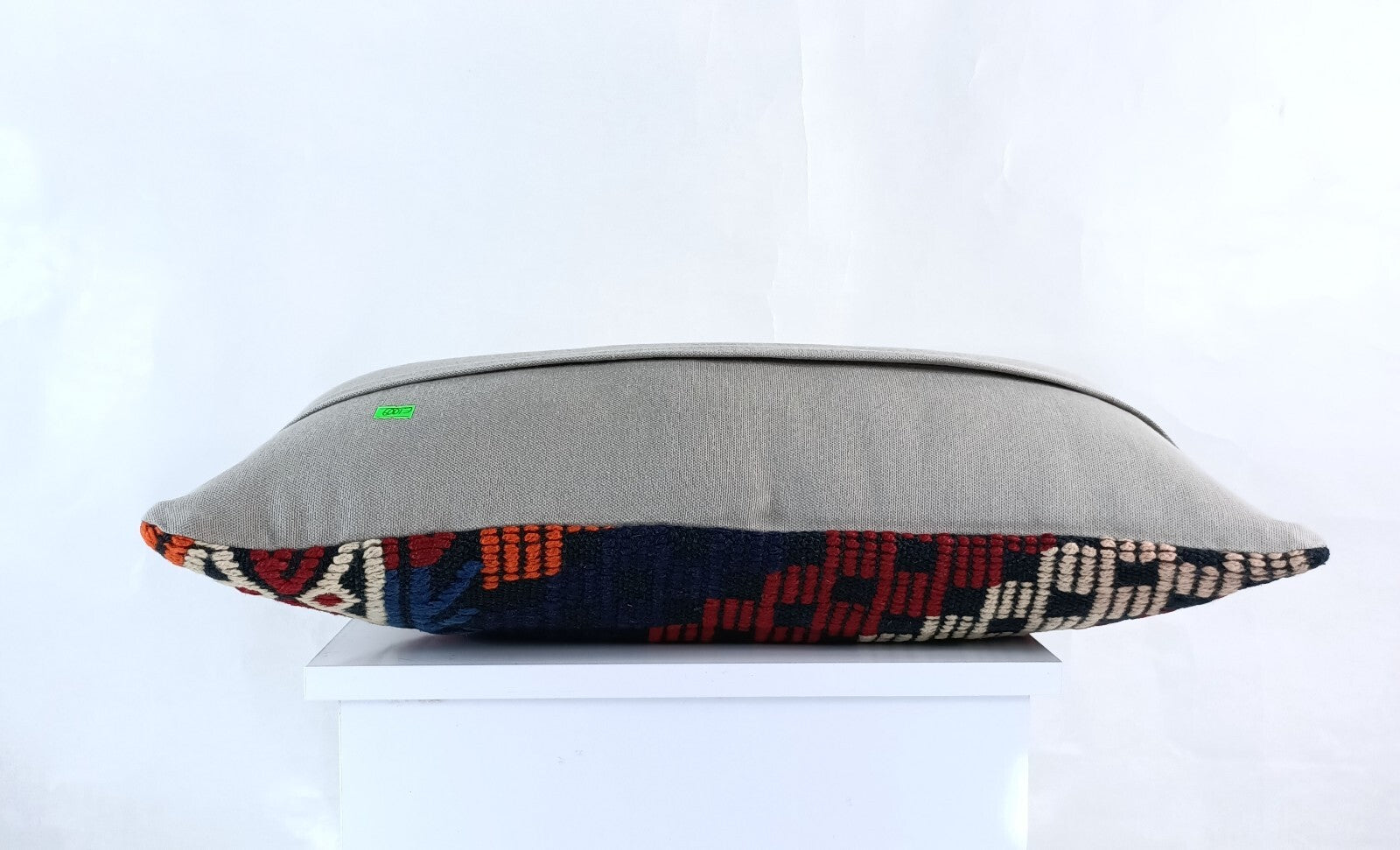 Handmade Turkish Kilim Pillow Cover 12x24 Ethnic Boho Sofa Lumbar Cushion E1009