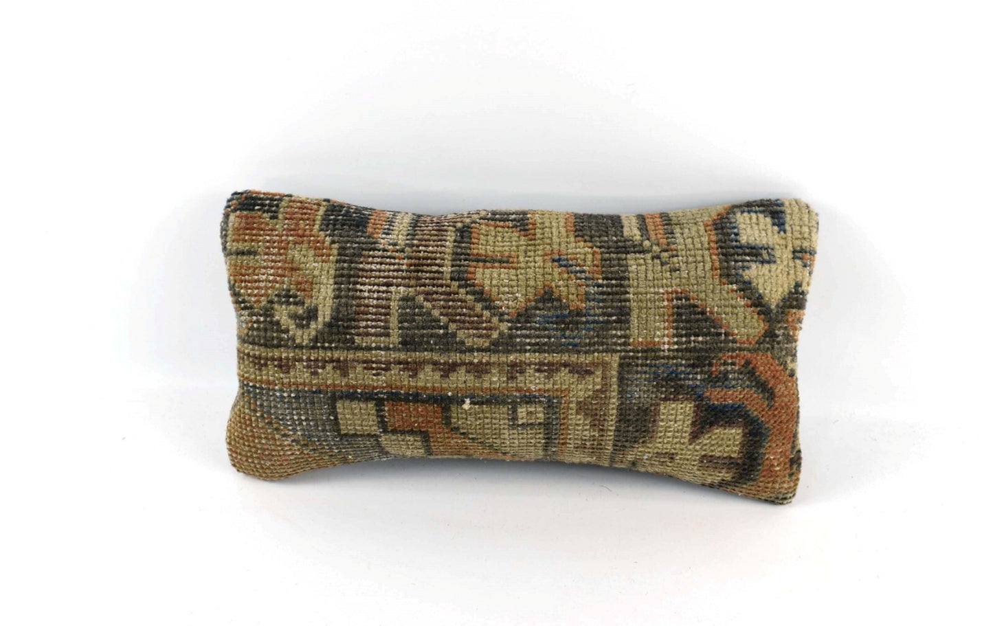 Turkish Cushion Cover 8"x16" Handmade Vintage Boho Ethnic Throw Pillow Case 4438