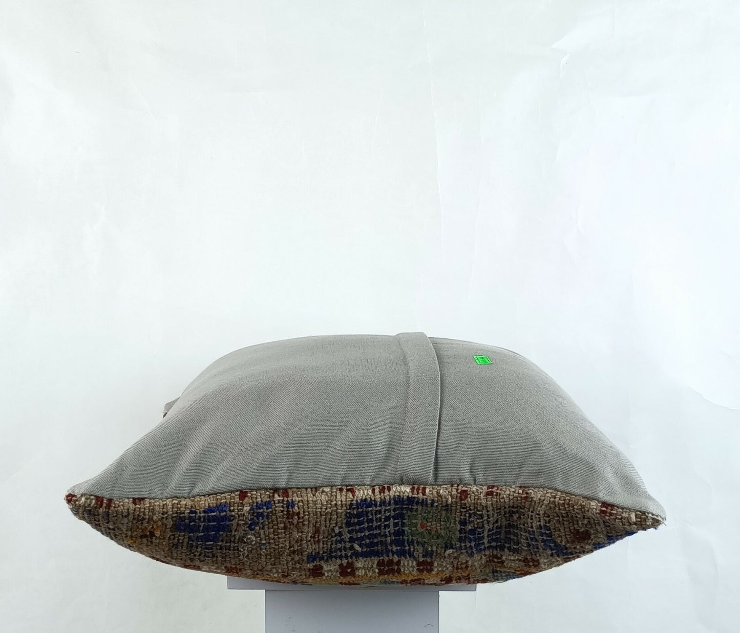 Kilim Pillow Cover 18x18 Handmade Turkish Ethnic Vintage Lumbar Cushion A1399