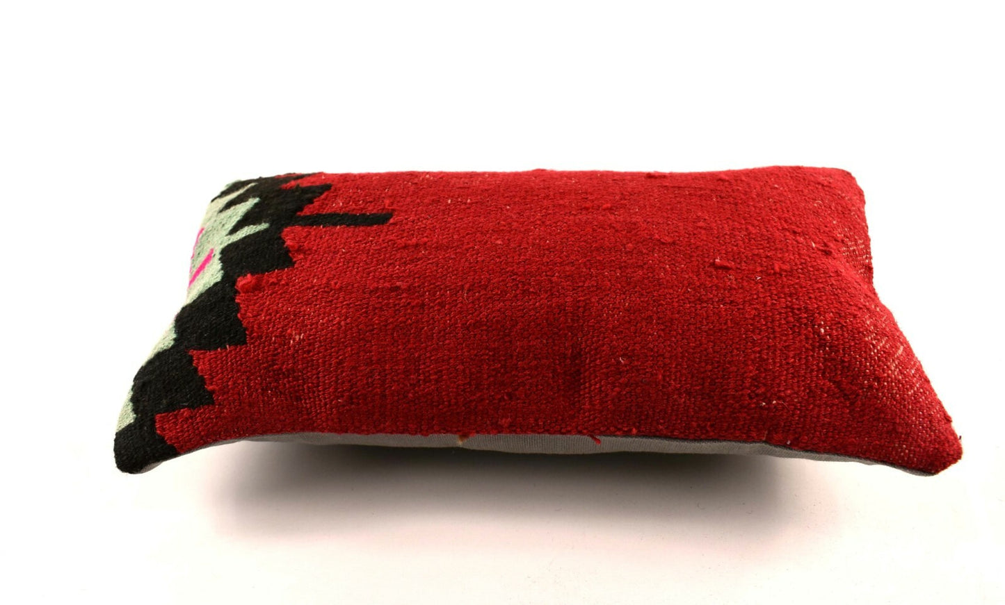 8x16 Kilim Pillow Cover Vintage Tribal Oushak Kilim Ethnic Lumbar Cover A2971