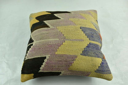 20x20 Kilim Pillow Cover Handmade Vintage Oushak Kilim Cushion Cover A1893