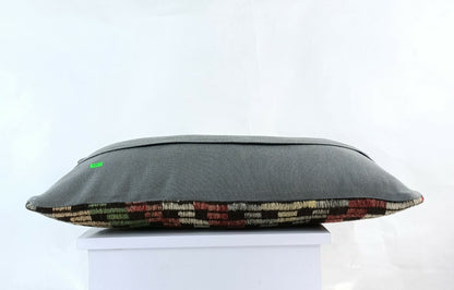 Kilim Pillow Cover 12x24 Handmade Turkish Traditional Oushak Lumbar Cushion E934