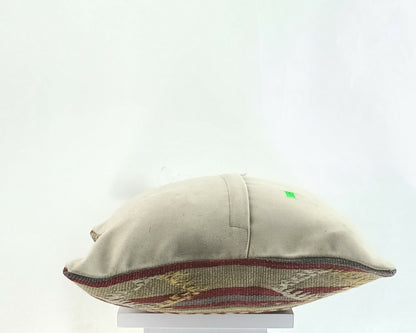 Kilim Pillow Cover 14x14 Home Decorative Ethnic Tribal Oushak Wool Cushion  A919