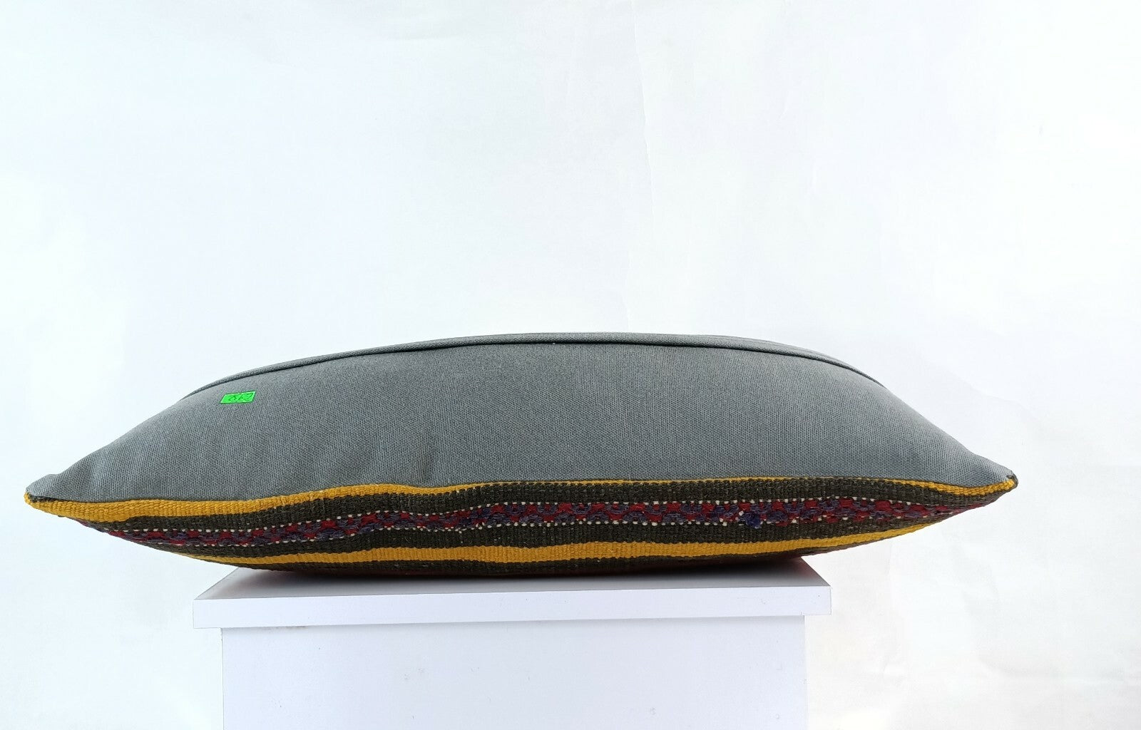 Kilim Pillow Cover 12x24 Handmade Turkish Traditional Oushak Lumbar Cushion E932