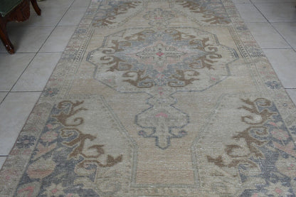 Faded Oushak Rug 6.8x4.1 ft Anatolian Rug Turkish Carpet Boho Floor Rug U28