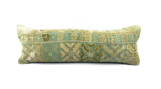 12x36 Ethnic Rug Pillow Decorative Vintage Faded Carpet Boho Cushion Cover A3257