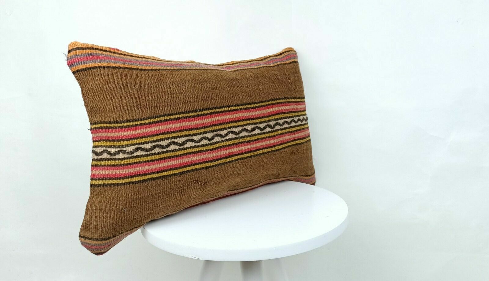 Kilim Pillow Cover 12x20 Home Decorative Handmade Sofa Couch Lumbar Cushion E526