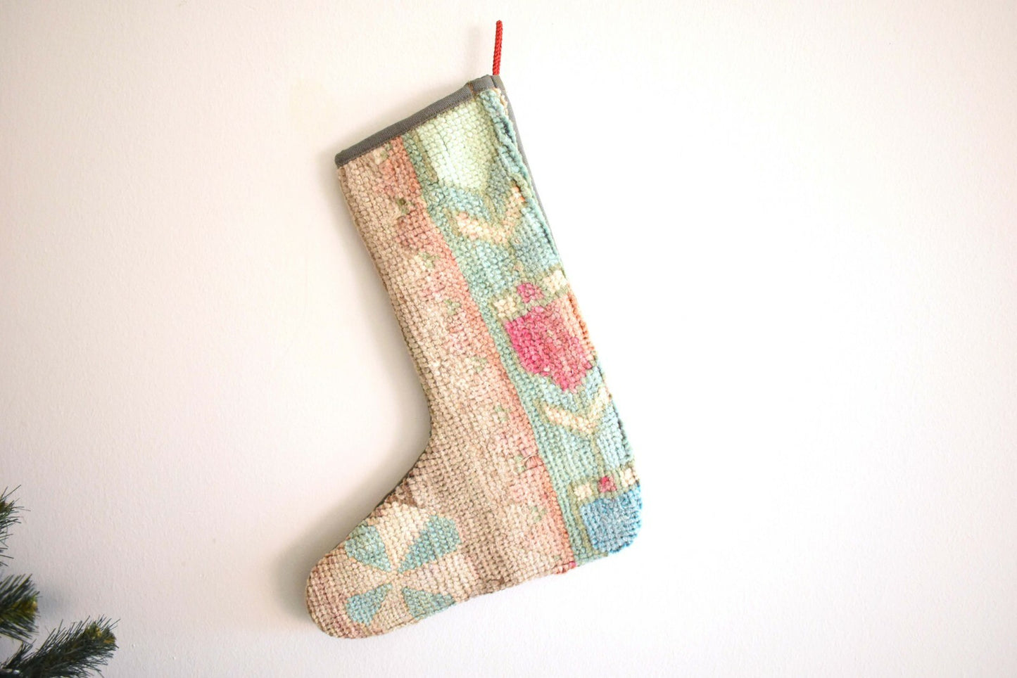 Kilim Christmas Stocking Vintage Stocking Gift Stocking  Xmas Socks S267