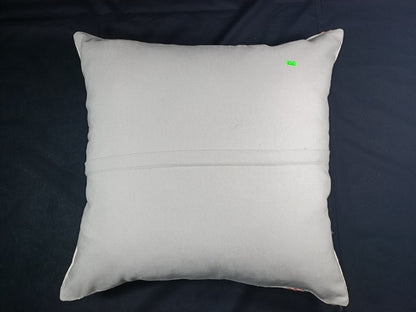 24x24 Kilim Pillow Cover Large Vintage Oushak Rug Ethnic Sofa Cushion E86