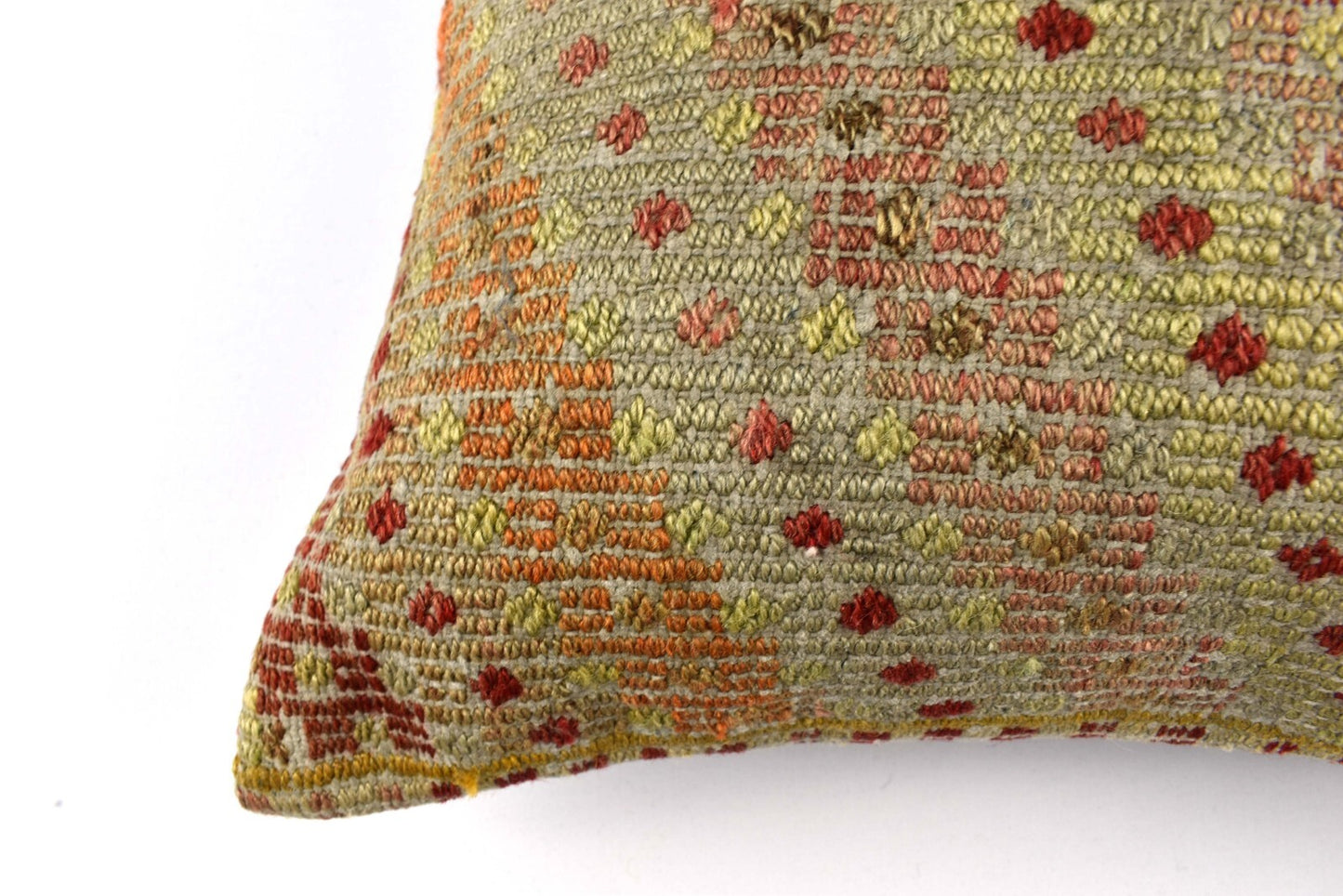 18"x18" Kilim Pillow Cover  Handmade Turkish Vintage Cushion Tribal Lumbar 4627